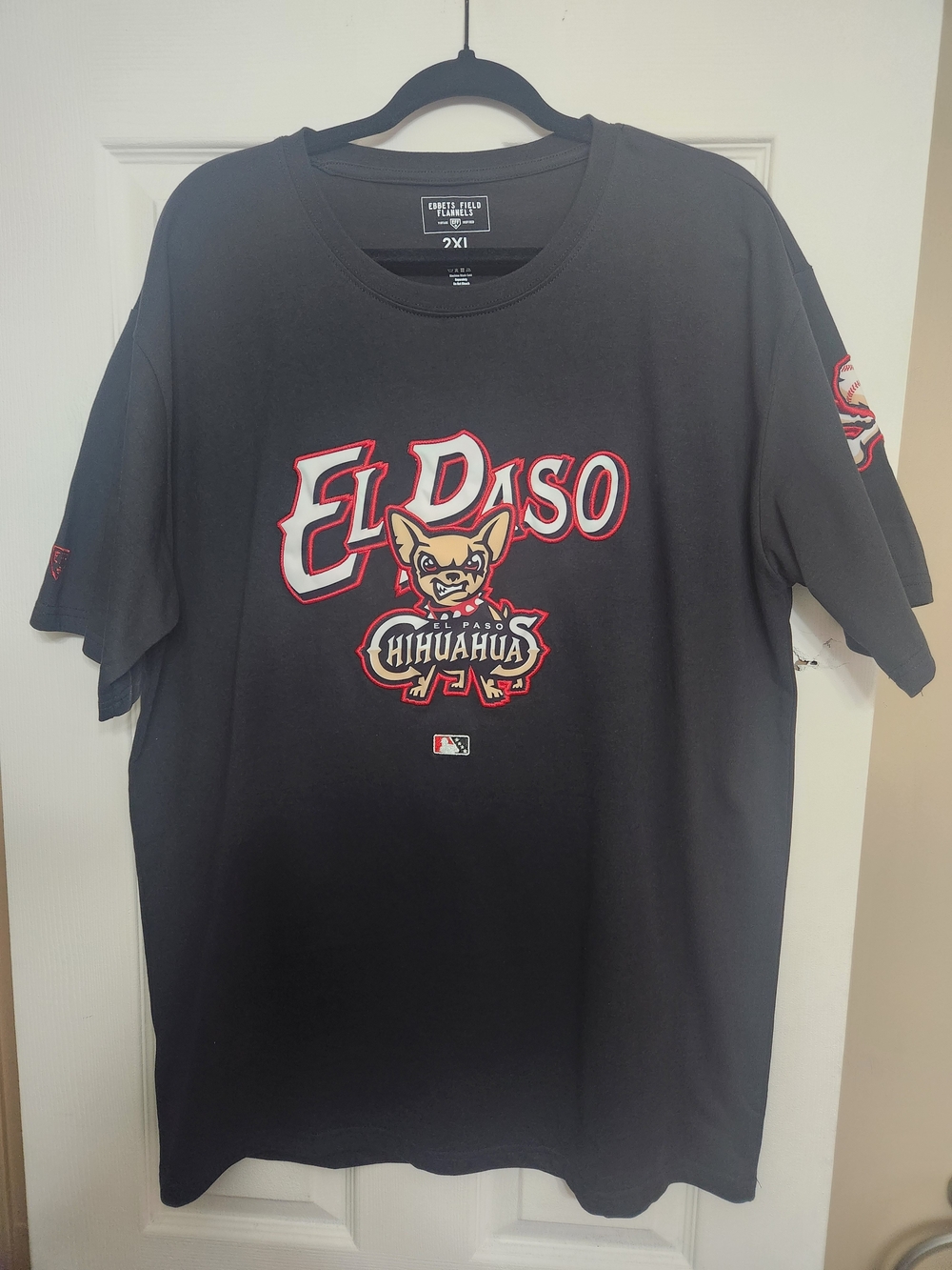 Ebbets Field Flannels El Paso Chihuahua Black Graphic Tee